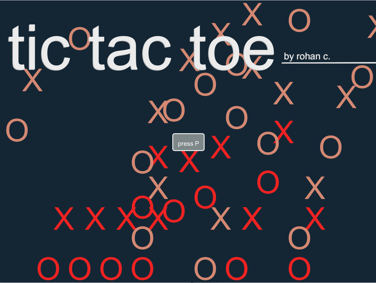 the most aestetic tictactoe ever